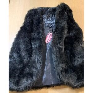 Dollhouse Girls Faux Fur Black Vest NWT‎ 10/12